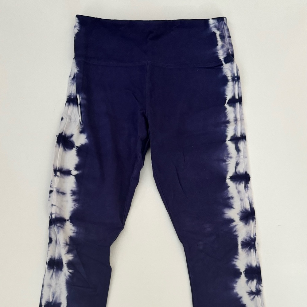 Forever 21 Navy Tie-Dye Leggings